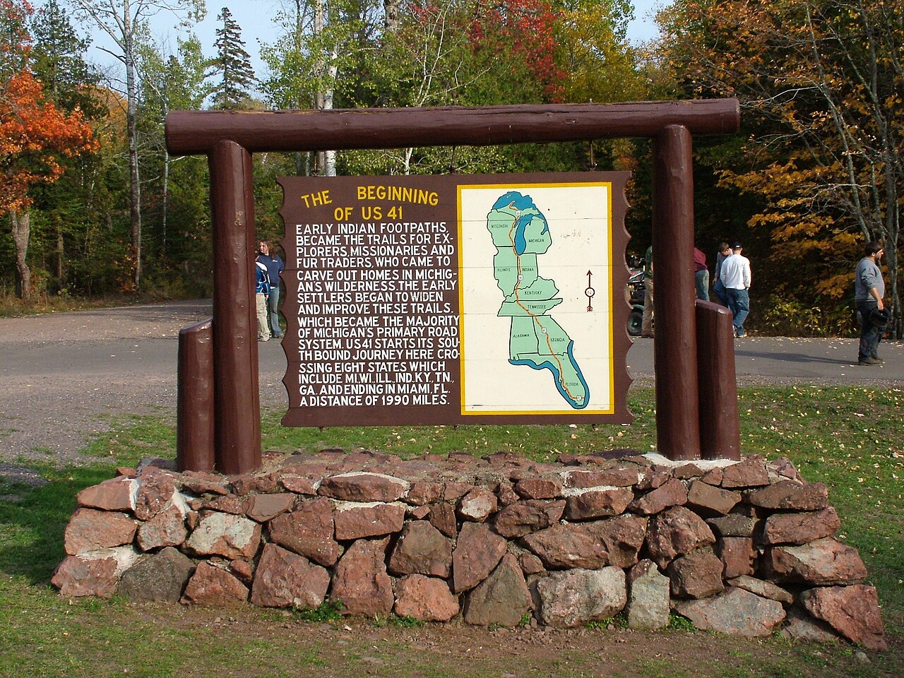 Copper Harbor Northern Terminus Sign