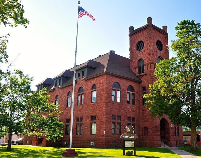 Gogebic County Courthouse in Bessemer, Michigan