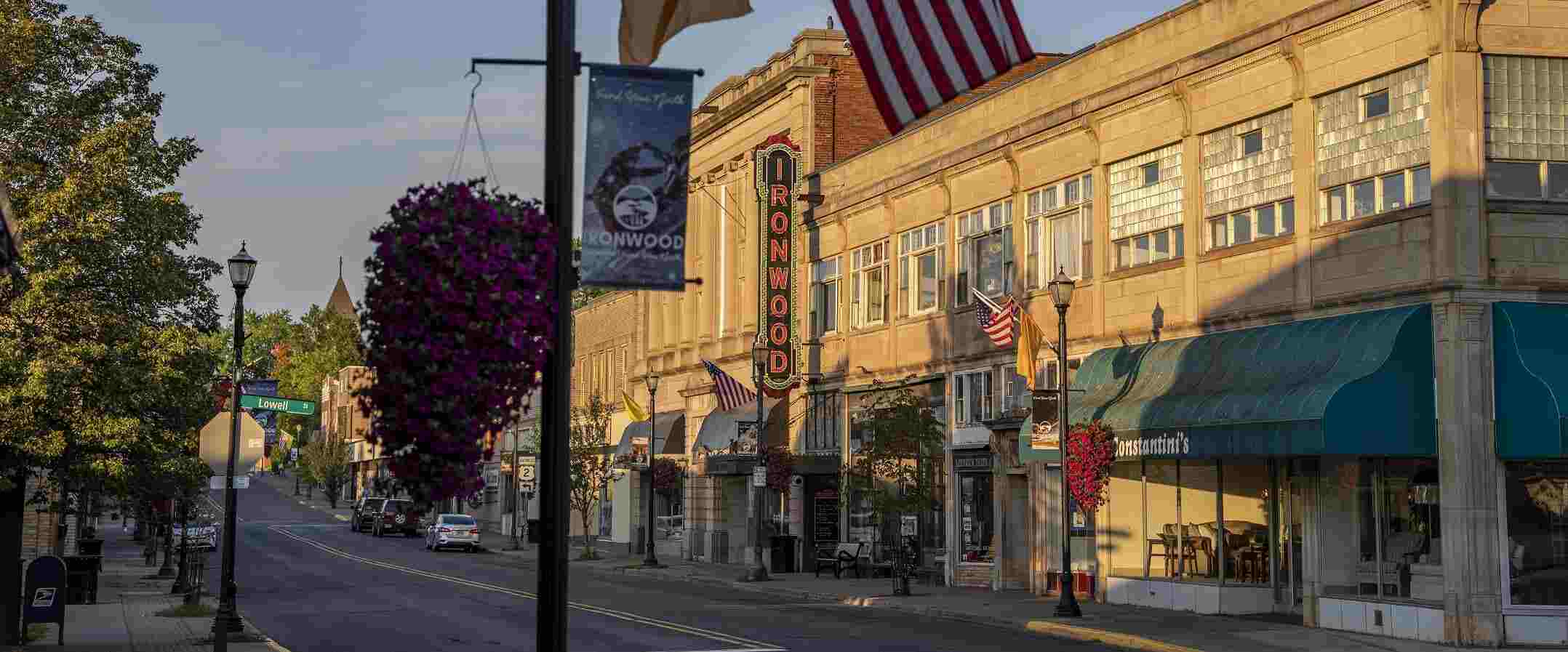 Downtown Ironwood, Michigan