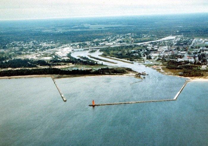 Manistique Aerial View