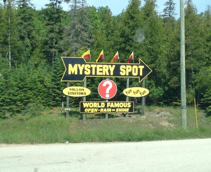 Mystery Spot in St. Ignace
