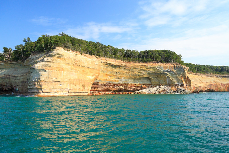Pictured Rocks on Lake Superior