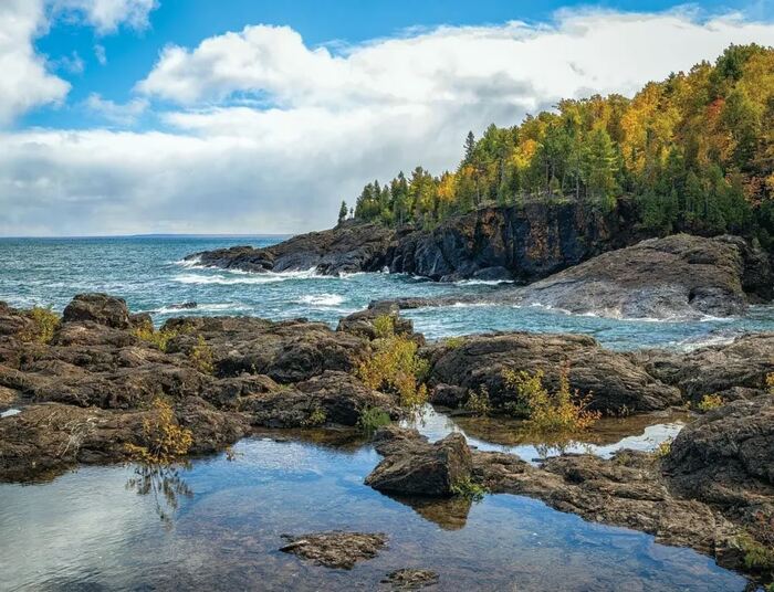 Presque Isle Park in Marquette, Michigan